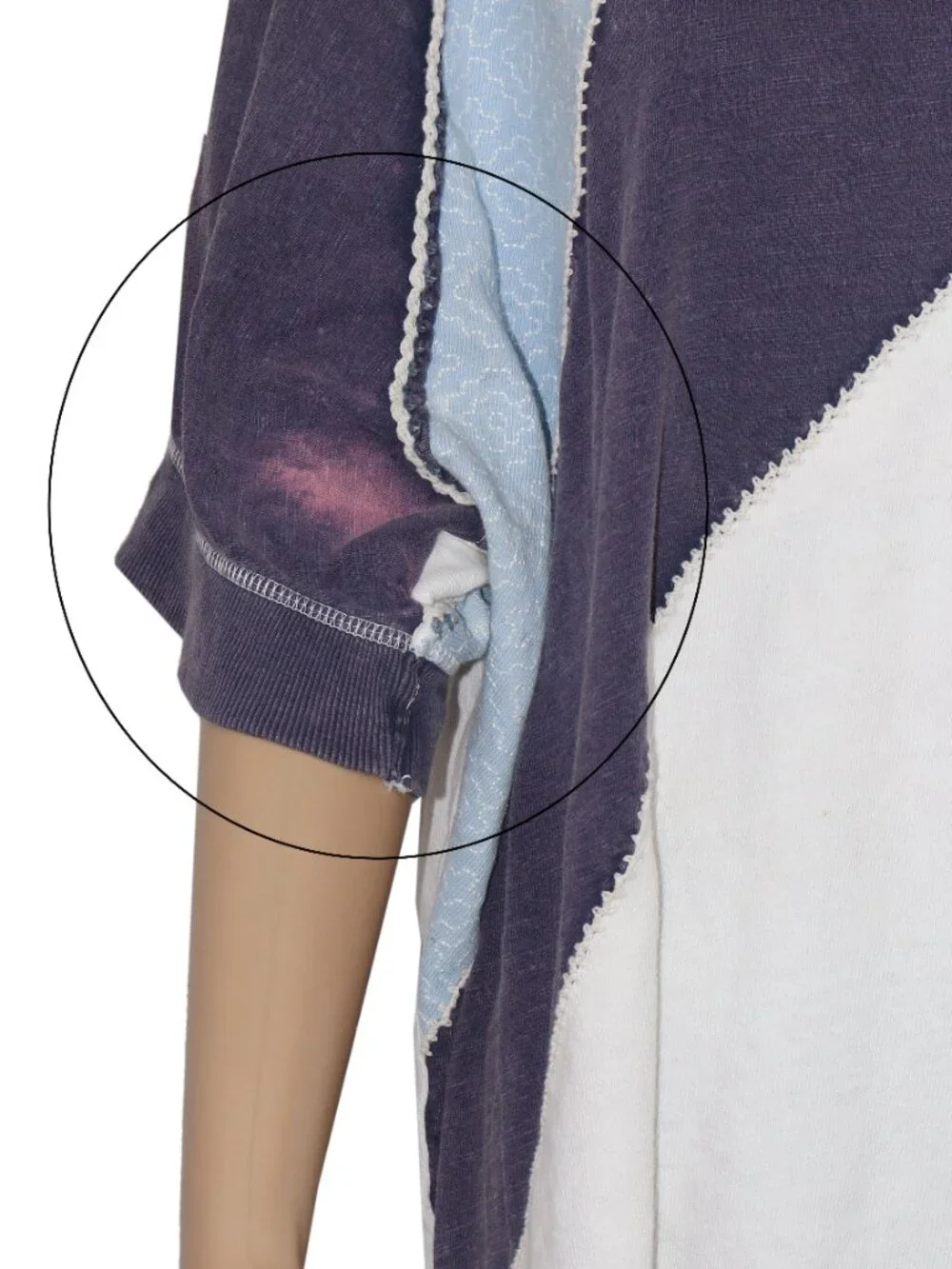Free People We The Free Tee Patchwork Embroidered Pullover Top